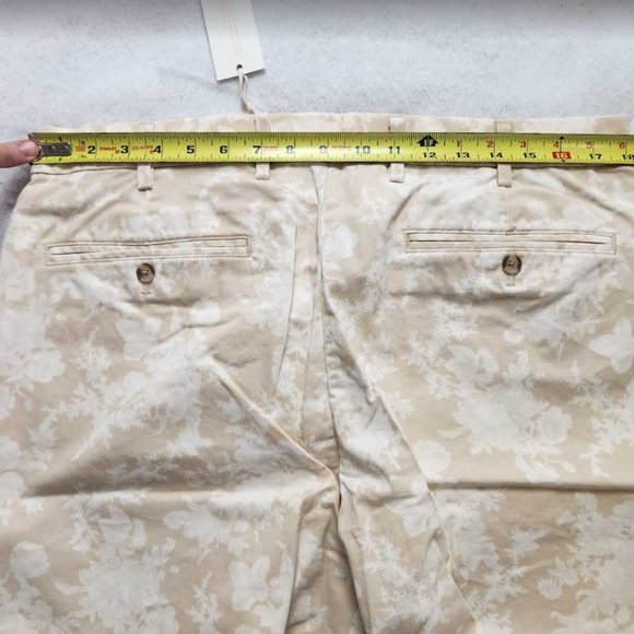 New men's 31x32 36x34 LoveShackFancy x Gap floral modern khakis pants slim fit - Picture 9 of 12